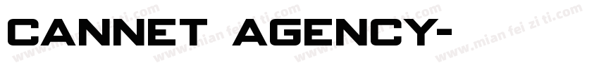 CANNET AGENCY字体转换